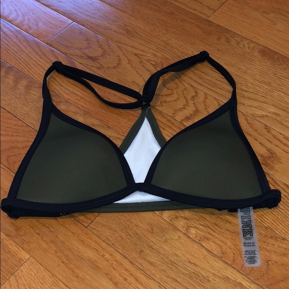 PINK Victoria's Secret Other - PINK army green bikini top